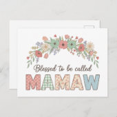 Blessed to be called Mamaw ポストカード (正面/裏面)