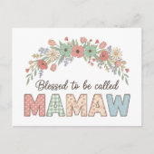 Blessed to be called Mamaw ポストカード (正面)