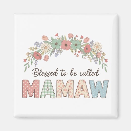 Blessed to be called Mamaw マグネット (正面)