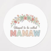 Blessed to be called Mamaw ラベル (デザイン2)