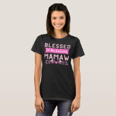 Blessed To Be Called Mamaw Women Floral Cute Mothe Tシャツ (正面フル)