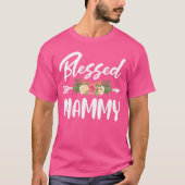 Blessed to be called Mammy Floral Arrow Design Mot Tシャツ (正面)