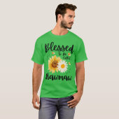 Blessed to Be Called Mawmaw Women Floral Cute Moth Tシャツ (正面フル)