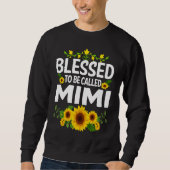 Blessed To Be Called Mimi  Thanksgiving スウェットシャツ (正面)