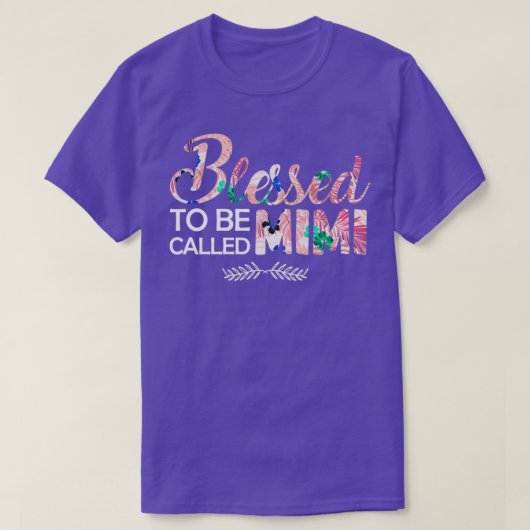 Blessed to be called mimi TTA  Tシャツ (デザイン正面)