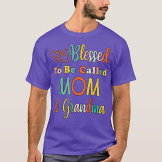 Blessed To Be Called Mom and Grandma Funny Mom Mot Tシャツ