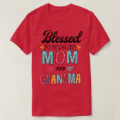 blessed to be called mom and grandma Premium  Tシャツ (デザイン正面)