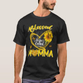 Blessed To Be Called Momma Cute Sunflower Mother s Tシャツ (正面)
