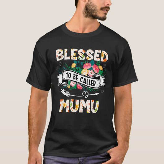 Blessed To Be Called MuMu  Grandma Mother s Day Pa Tシャツ (正面)