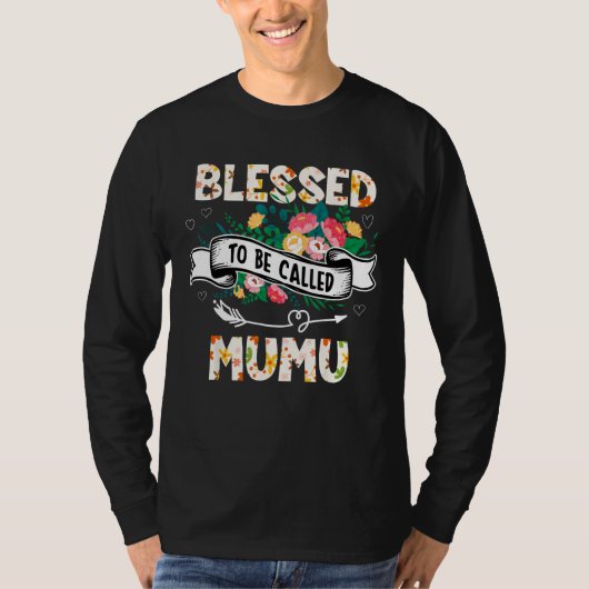 Blessed To Be Called MuMu  Grandma Mother s Day Pa Tシャツ (正面)