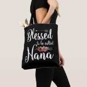 Blessed To Be Called Nana Grandma Mothers Day トートバッグ (クローズアップ)