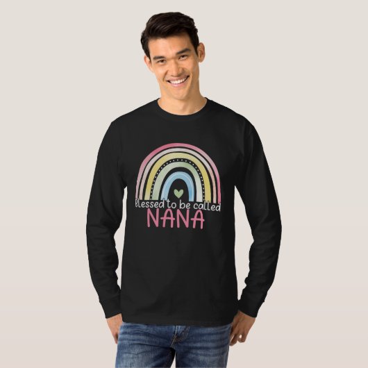 Blessed To Be Called Nana Rainbow Mother s Day Bes Tシャツ (正面フル)