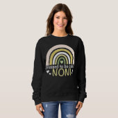 Blessed To Be Called Noni Boho Rainbow Mother s Da スウェットシャツ (正面フル)
