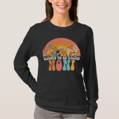 Blessed To Be Called Noni Rainbow Groovy Hippie Mo Tシャツ (正面)