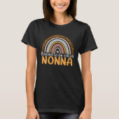 Blessed To Be Called Nonna Leopard Rainbow Best Mo Tシャツ (正面)