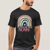 Blessed To Be Called Nonni Rainbow Mother s Day Be Tシャツ (正面)