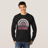 Blessed To Be Called Nonni Rainbow Mothers Day Mom Tシャツ (正面フル)