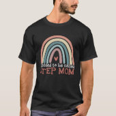 Blessed To Be Called Step Mom Boho Rainbow Best St Tシャツ (正面)