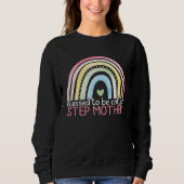 Blessed To Be Called Stepmother Rainbow Happy Moth スウェットシャツ (正面)
