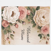 Blessed to have you フリースブランケット (正面(横))