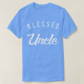 Blessed Uncle , Cute Birthday Gift Tシャツ (デザイン正面)