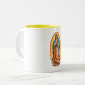 Blessed Virgin of Guadalupe Coffee Mug ツートーンマグカップ (正面左)