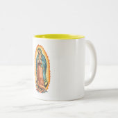 Blessed Virgin of Guadalupe Coffee Mug ツートーンマグカップ (正面右)