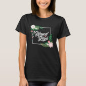 Blessed Yaya Blessed Grammy Blessed Grandma Grandm Tシャツ (正面)