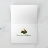 Blessed Yule Card シーズンカード (内部)