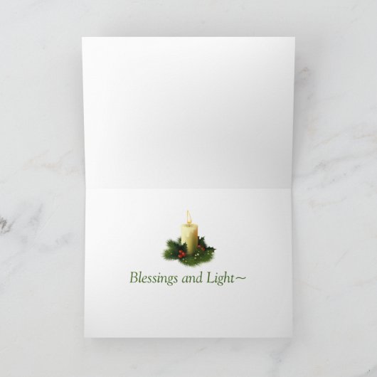 Blessed Yule Card シーズンカード (内部)