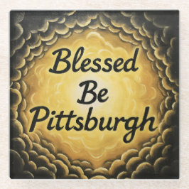 BlessedBePittsburgh ガラスコースター
