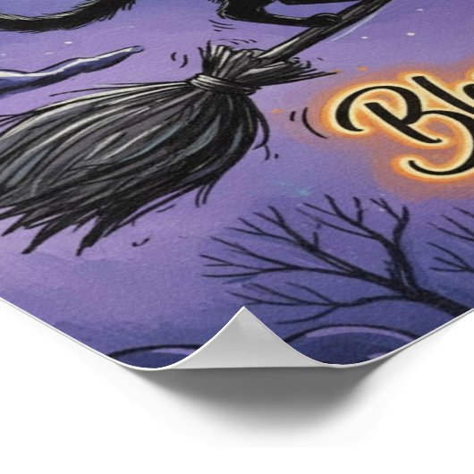 BlessedSamhainCat ポスター (角)