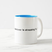 Blessing And Motivation Mug ツートーンマグカップ (正面右)