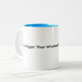 Blessing And Motivation Mug ツートーンマグカップ (正面左)