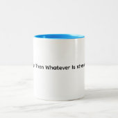 Blessing And Motivation Mug ツートーンマグカップ (中央)