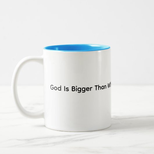 Blessing And Motivation Mug ツートーンマグカップ (左)