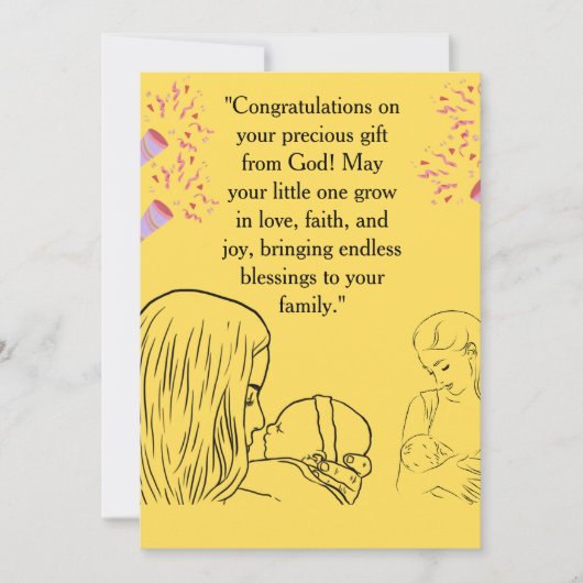 Blessing from Above 招待状 (正面)