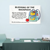 Blessing of the Backpacks Banner | Courage,  横断幕 (トレードショー)