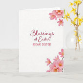 Blessings At Easter Sister Card カード (黄色い花)