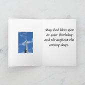 Blessings Birthday Greeting. カード (内部)