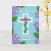 Blessings For Daughter Son Card カード (黄色い花)