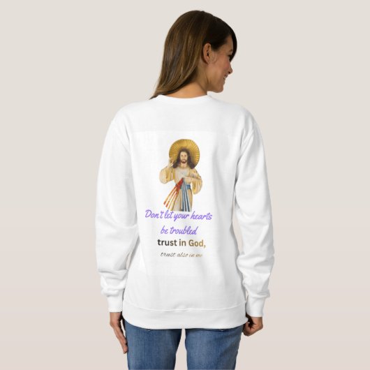 Blessings of Jesus スウェットシャツ (裏面フル)