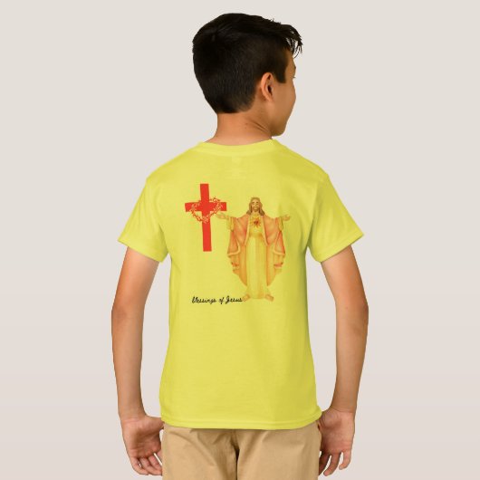 Blessings of Jesus Tシャツ (裏面フル)