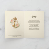 Blessings on Your New Home Catholic Floral シーズンカード (内部)