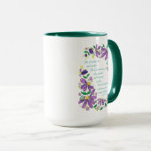 Blessings Scripture Numbers 6:24-26 マグカップ (正面右)