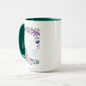 Blessings Scripture Numbers 6:24-26 マグカップ (正面左)