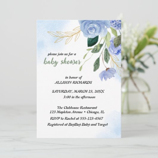 bleu cartes postales 招待状 (スタンド正面)