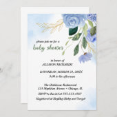 bleu cartes postales 招待状 (正面/裏面)