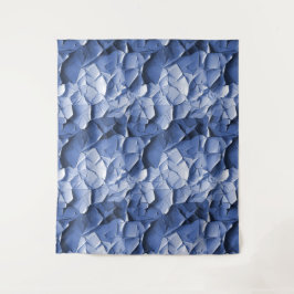 bleu craquelure Tenture タペストリー