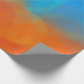 bleu orange ラッピングペーパー (角)